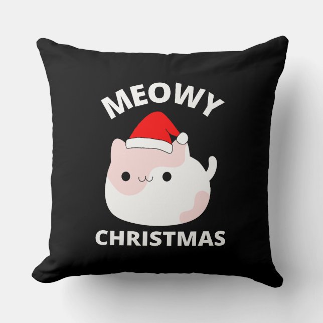 Meowy jul kudde (Framsida)