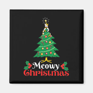 Meowy jul magnet