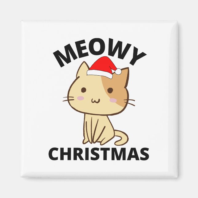 Meowy jul magnet (Framsidan)