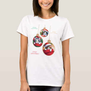 "Meowy jul Ornaments" T Shirt