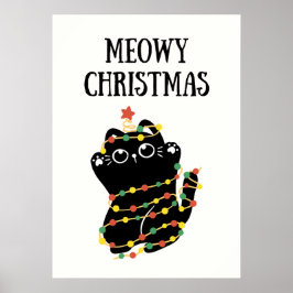 Meowy jul poster