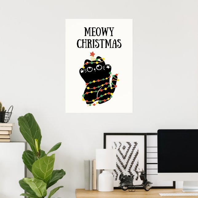 Meowy jul poster (Hemmakontoret)