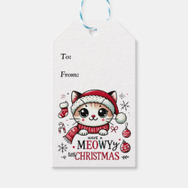 Meowy jul presentetikett