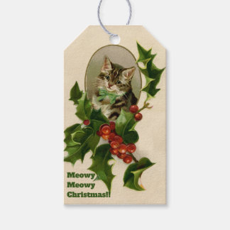 Meowy jul presentetikett
