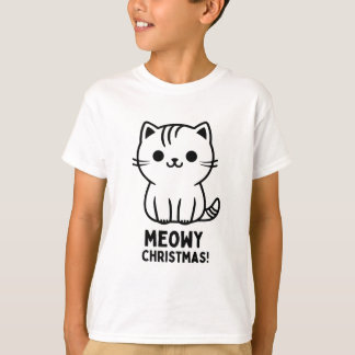 Meowy jul T-Shirt