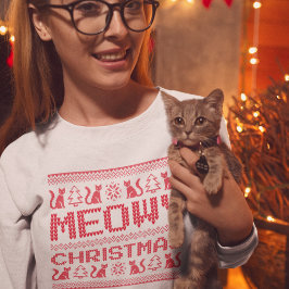 Meowy jul t shirt