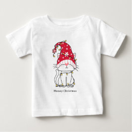 Meowy Julfusk Kute Jul Cat T Shirt