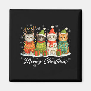 Meowy julkatts julbelysning Mysig säsong Xm Magnet