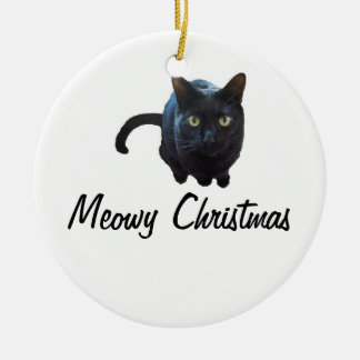 Meowy julprydnad julgransprydnad keramik