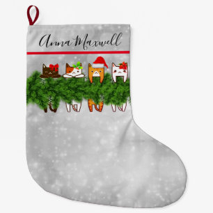Meowy julstrumpa
