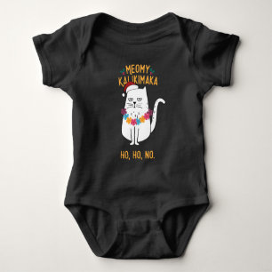 Meowy Kalikimaka - Funny Cat-jul T Shirt