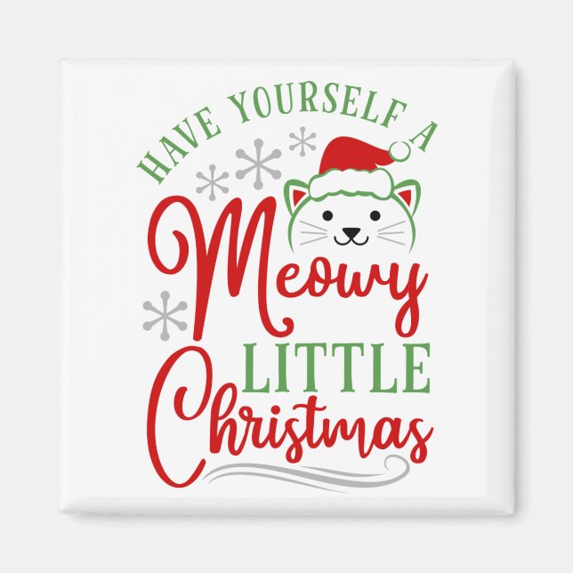 Meowy Little jul Magnet (Framsidan)