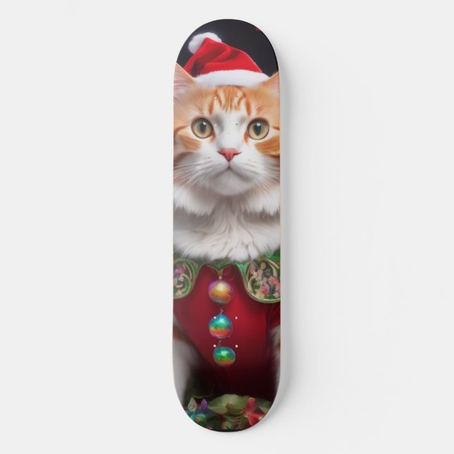 Meowy Mini Skateboard Bräda 18,5 Cm (Framsida)