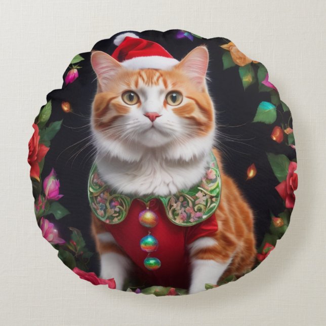 Meowy Rund Kudde (Framsidan)