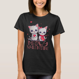 Meowy Valentine Cute Kitten Cat T Shirt