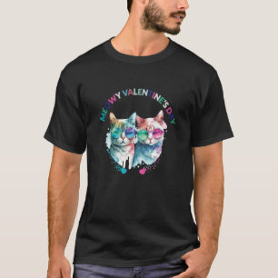 Meowy Valentine Day for Cat 1 T Shirt
