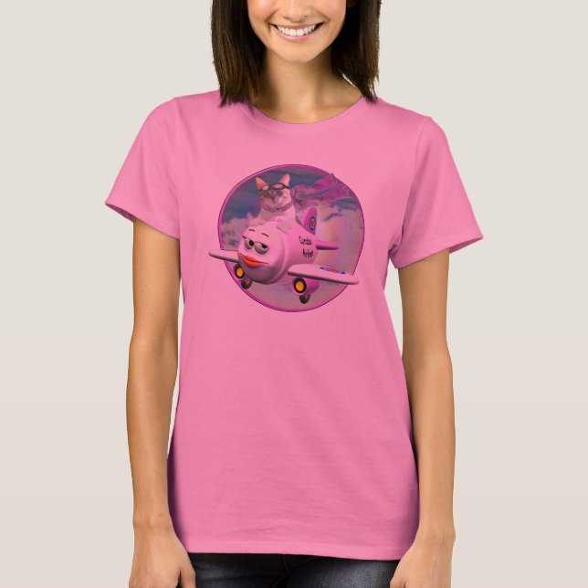 Meowzalina flygkick t-shirt (Framsida)