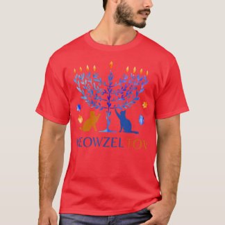 Meowzel Tov Chanukah Hanukkah Jewish Cat Owner Ugl T Shirt