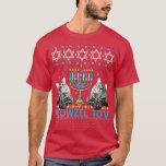 Meowzel Tov Chanukah Jewish Cat Owner Ugly Hanukka T Shirt<br><div class="desc">Meowzel Tov Chanukah Jewish Cat Owner Ugly Hanukkah .Cat Julgran Funny Meowy Catmas Design. Den här Julafton-grafiken med polkagrisar,  gåvor,  en julhatt och en scarf för vintern-julhelgen är till för de heliga eller glatta manar,  kvinnor,  pojkar,  flickor,  kattunge,  kattens älskare,  päls föräldrar eller husdjursägare.</div>