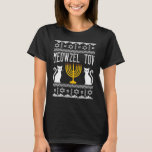 Meowzel Tov Chanukah Jewish Cat Owner Ugly Hanukka T Shirt<br><div class="desc">Meowzel Tov Chanukah Jewish Cat Owner Ugly Hanukkah</div>