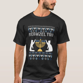Meowzel Tov Chanukah T Shirt