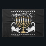 Meowzel Tov Funny Chanukah Hanukkah Ugly Sweater Kökshandduk<br><div class="desc">Meowzel Tov Funny Chanukah Hanukkah Ugly Sweater</div>