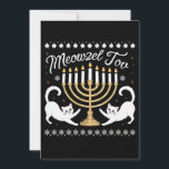 Meowzel Tov Funny Chanukah Hanukkah Ugly Sweater Meddelande<br><div class="desc">Meowzel Tov Funny Chanukah Hanukkah Ugly Sweater</div>