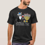 meowzel tov jewant cat menorah hanukkah chanukah c t shirt<br><div class="desc">meowzel tov jewant cat menorah hanukkah chanukah christmas</div>