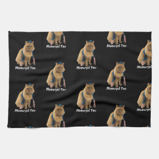 Meowzel Tov Mazel Tov Jewish Cat kökshandduk