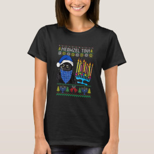 Meowzel Tov Ugly Hanukkah Sweater Cat Chanukah Jew T Shirt