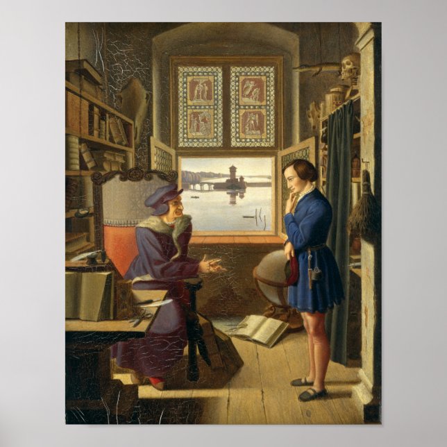 Mephisto och Student, 1828 Poster (Framsidan)