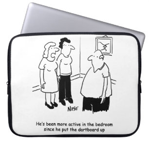 Mer aktiv i Bedroom. Darts Player Laptop Fodral