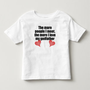 Mer älskar jag min gudfader t-shirt