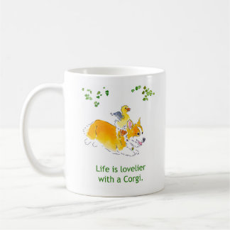 Mer älskvärd med en Corgimugg Kaffemugg