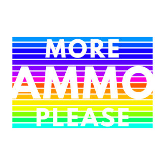 Mer Ammo Vänligen (Rainbow) Trucker Hatt Keps
