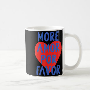 Mer Amor R Förmån Rött Hjärta Söt Spansk Kärlek Ci Kaffemugg