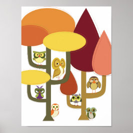 Mer än en hoot i MCM-Skogen Poster