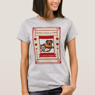Mer än en husdjur, en hjältevän t shirt