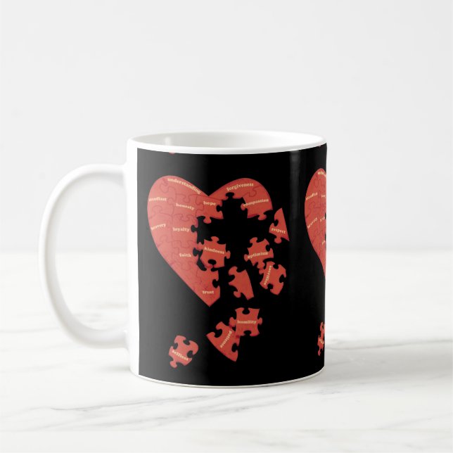Mer än en känsla kaffemugg (Vänster)