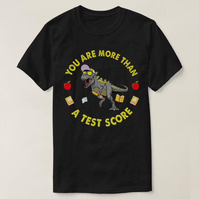 Mer än en testdagskvot för testresultat t shirt (Design framsida)