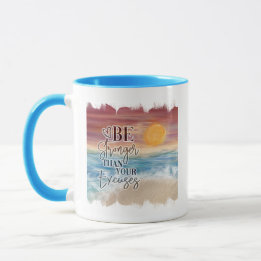 Mer än Excuses Beach Theme Färg-accent Mugg