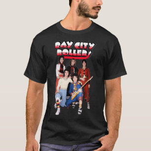 Mer än Fantastisk Band Bay City Rollers Music Sten T Shirt
