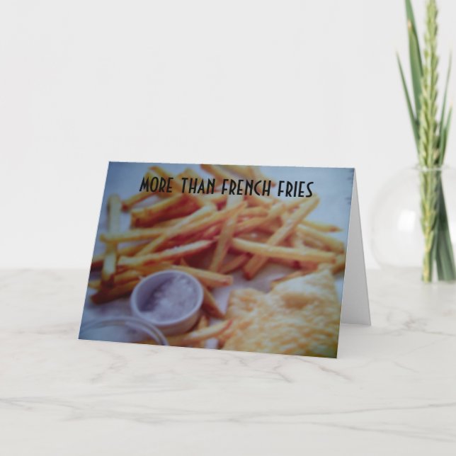 MER ÄN FRANSK FRIES I KÄRLEK DU KORT (Framsida)