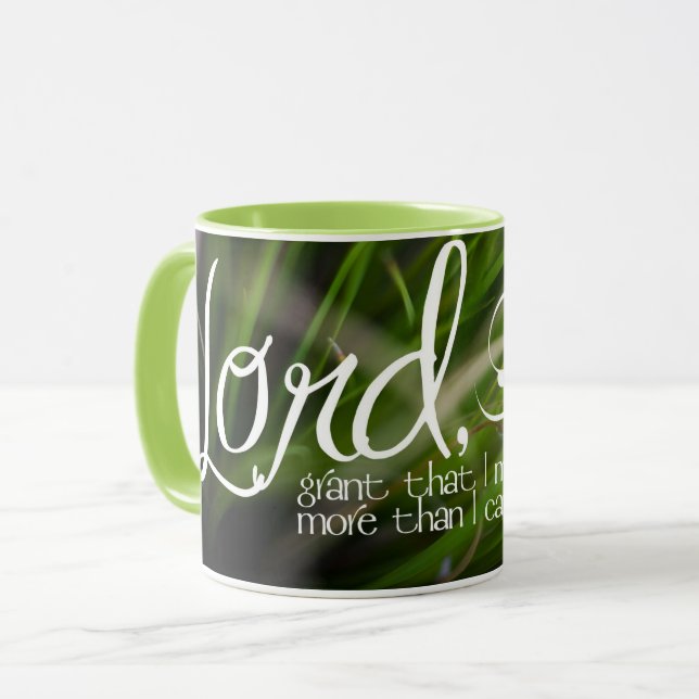 Mer än jag kan uppfylla mugg (Framsida vänster)