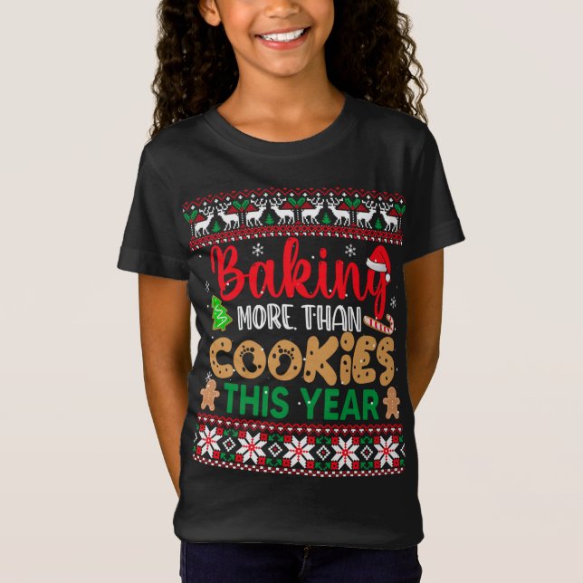 Mer än kakor i år, god jul t shirt (Framsida)