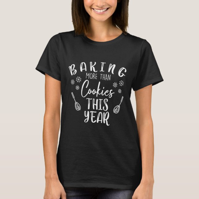 Mer än kakor i år Julfötter T Shirt (Framsida)