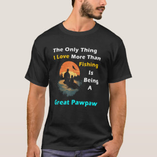 Mer än kärlek Fiske Stor Pawpaw Special Stor T Shirt