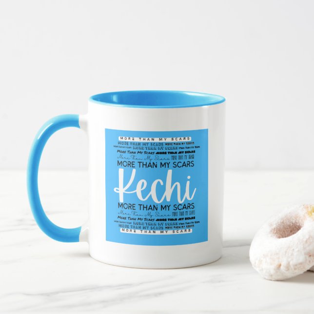 Mer än My Scar Mugg (inspirerat av Kechi) (Med munk)