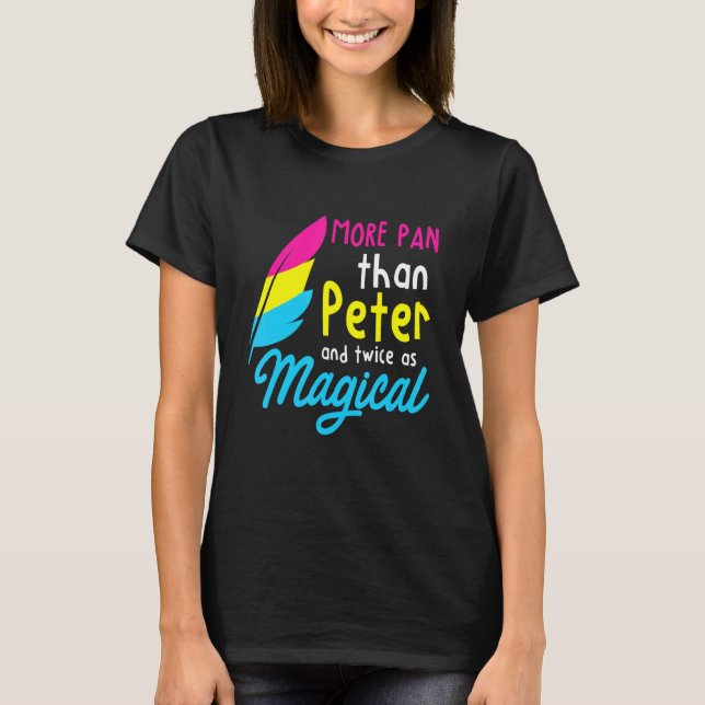 Mer än Peter - Lgbtq Queer Omnisexual Panse T Shirt (Framsida)