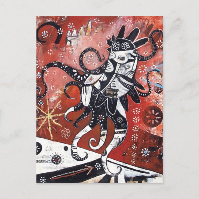 Mer är mindre - mindre är mer vykort (Framsida)